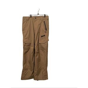 Sims Mens Khaki Insulated Waterproof Snow Ski Cargo Snowboard Pants Size Medium